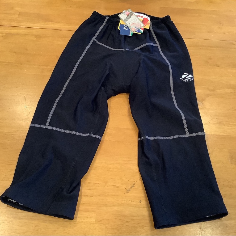 Zimco Vuelta Cyclewear Padded Bike Pants Size XL Black Bi-Elastico Cool Max NEW